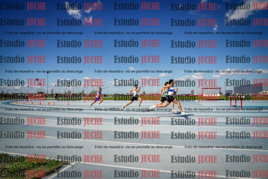 Fotos de los 200 m llanos de varones