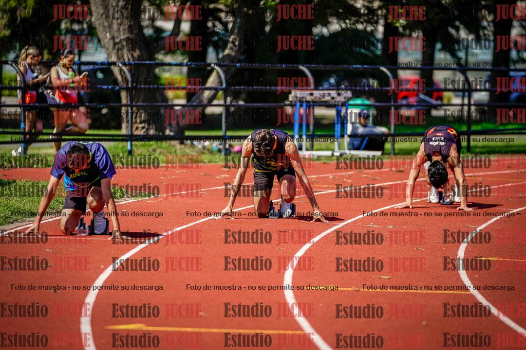 Fotos de los 200 m llanos de varones