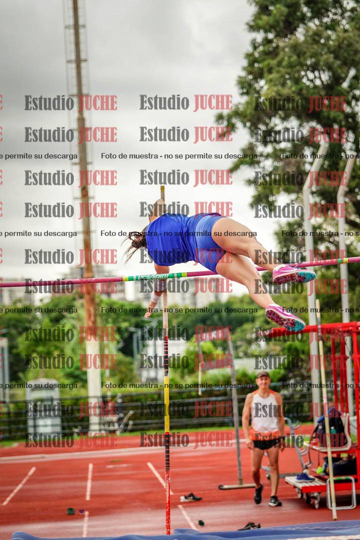 Fotos del salto con garrocha de mujeres y varones