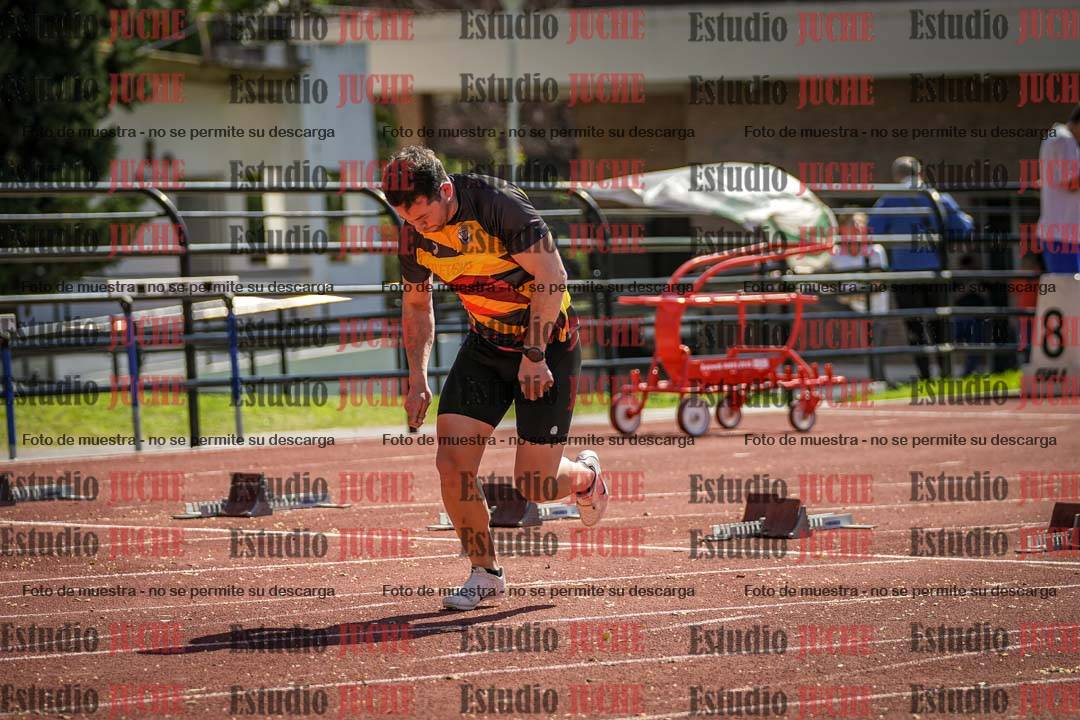Fotos de los 100 m llanos de varones