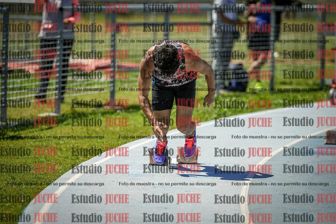 Fotos de los 200 m llanos de varones