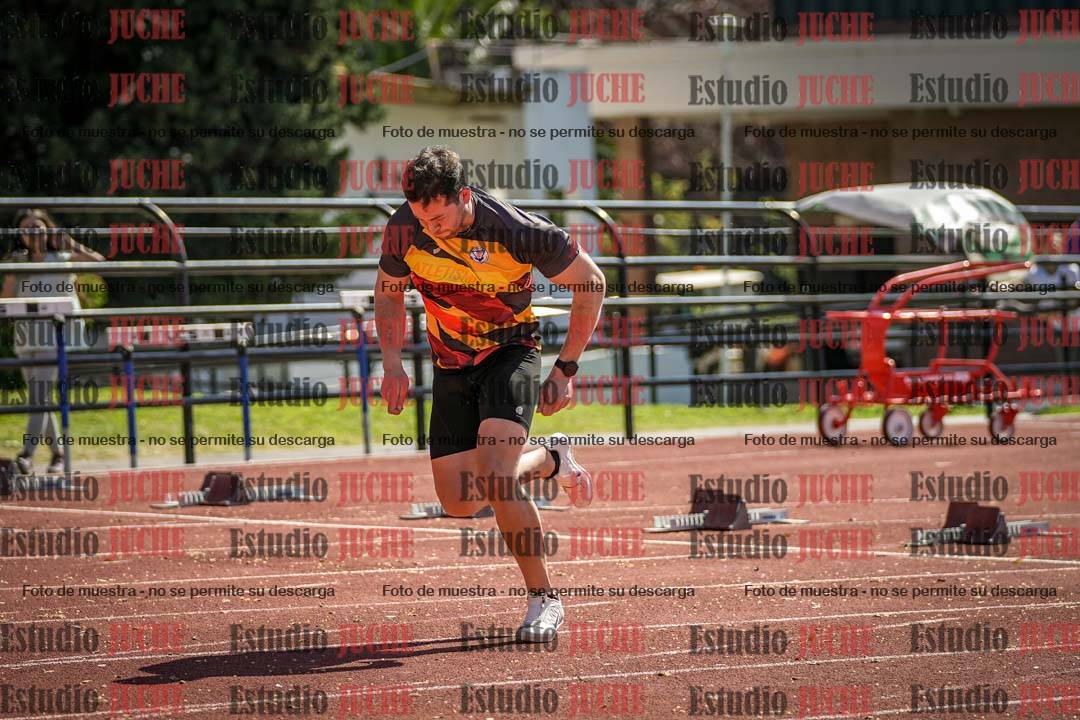 Fotos de los 100 m llanos de varones