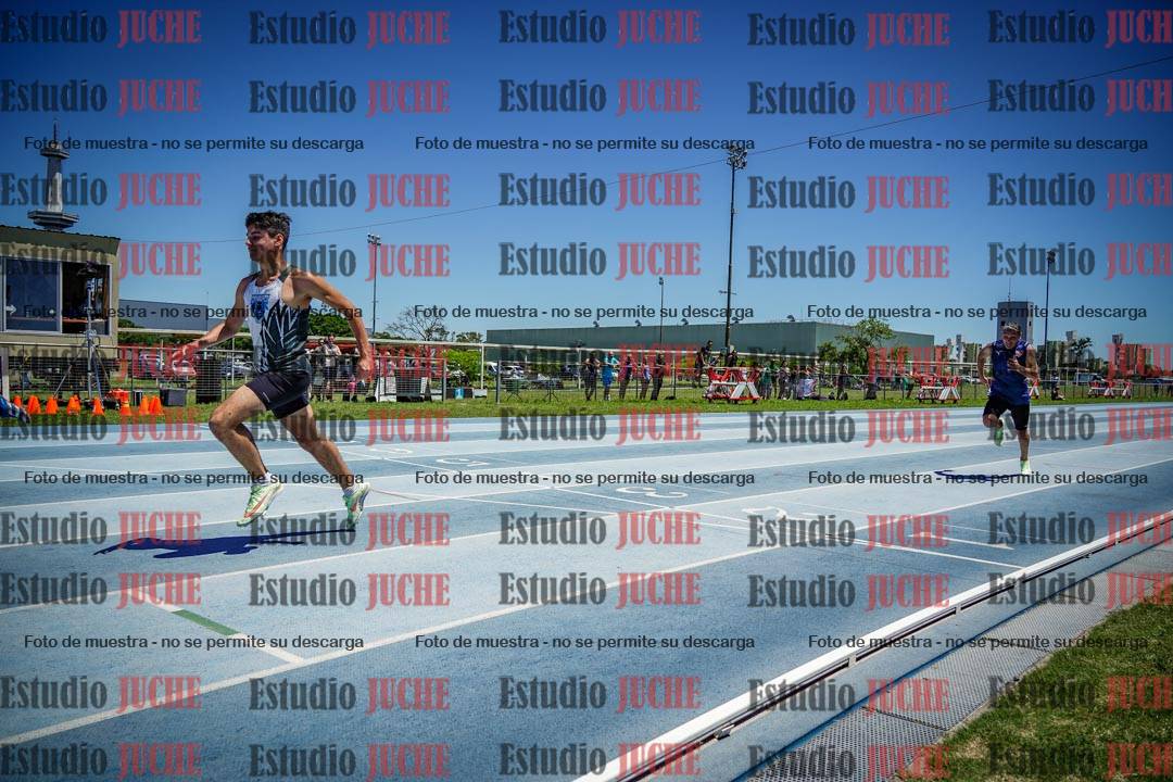 Fotos de los 100 m llanos de varones