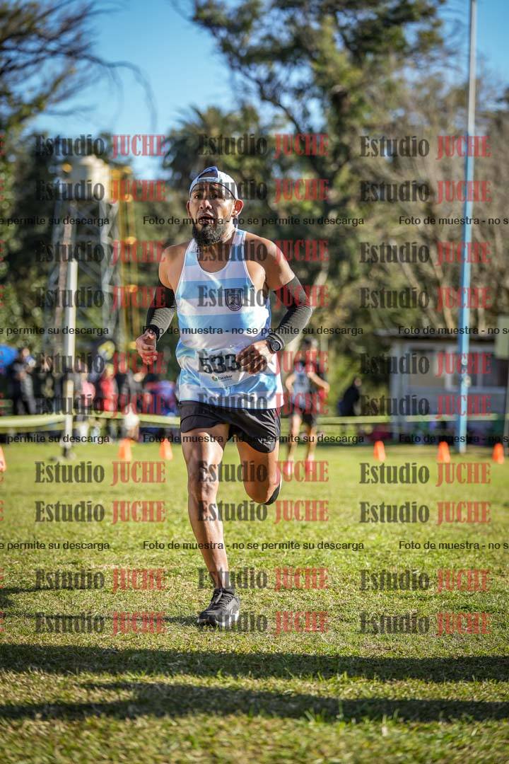 Fotos de la llegada del cross de 4000 m - varones