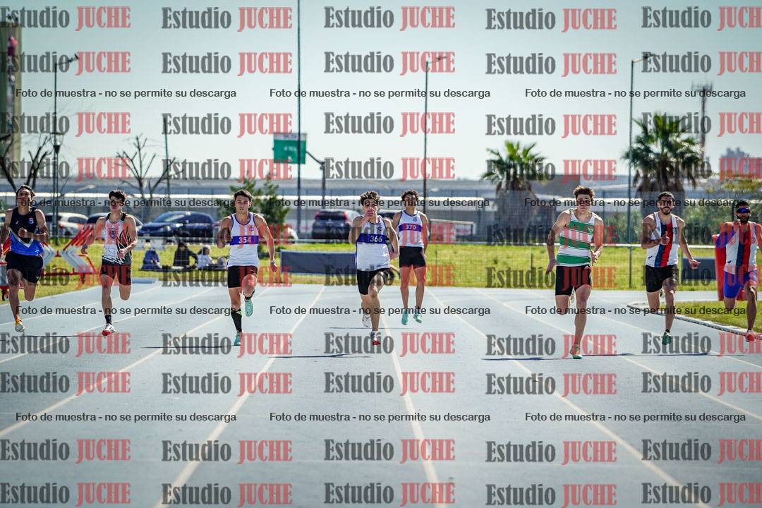 Fotos de los 200 m llanos de varones