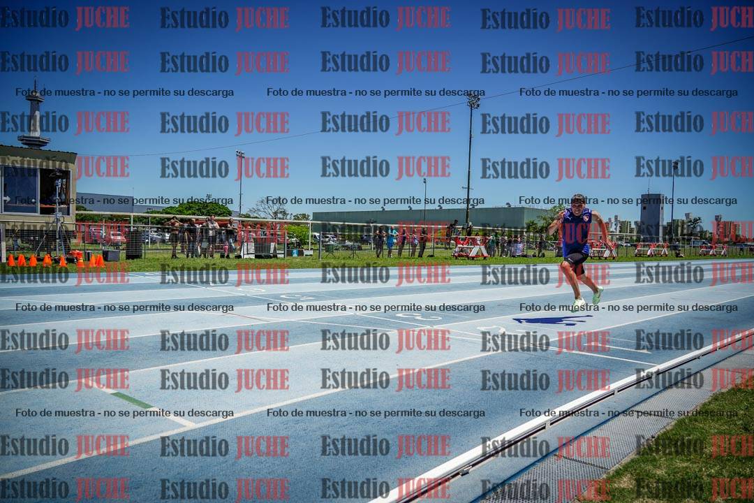 Fotos de los 100 m llanos de varones