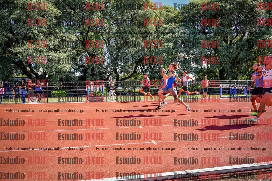 Fotos de los 100 m llanos de varones