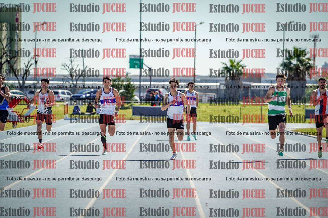 Fotos de los 200 m llanos de varones