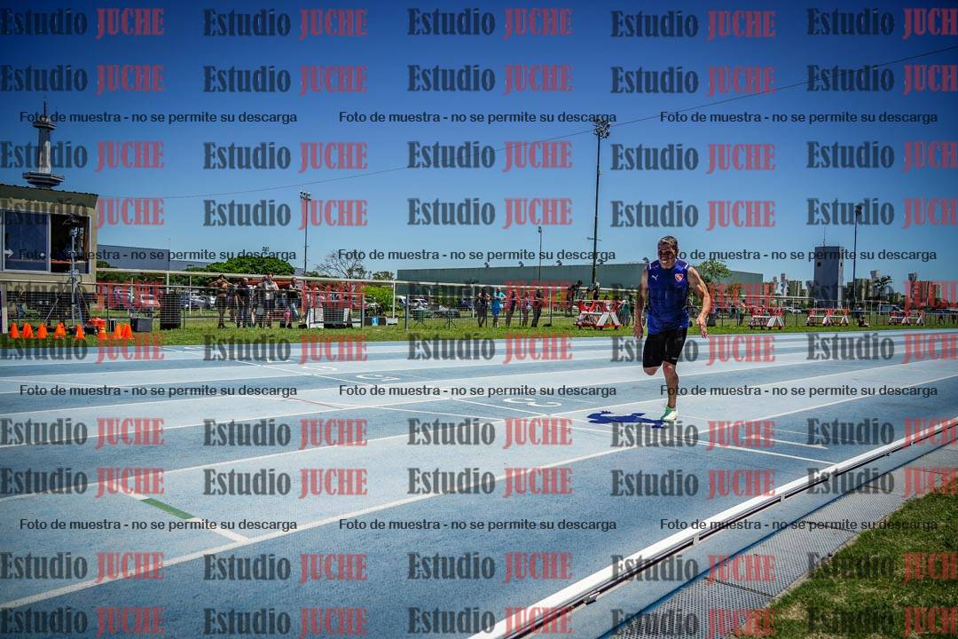 Fotos de los 100 m llanos de varones