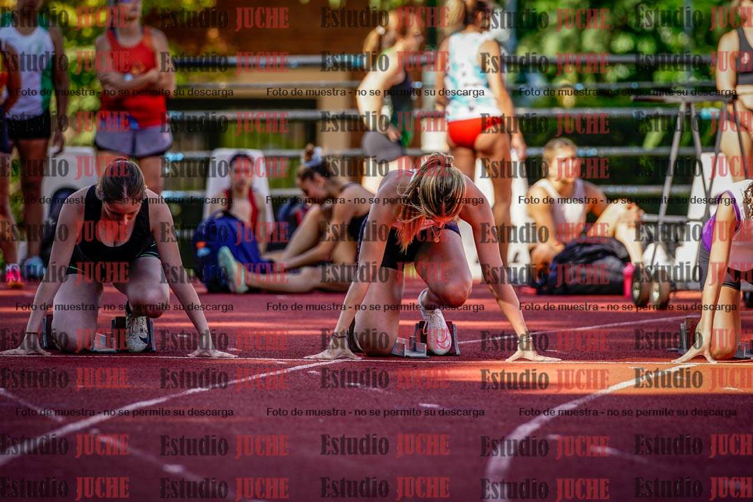 Fotos de los 100 m llanos de mujeres