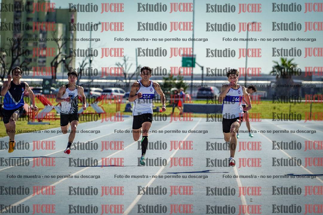 Fotos de los 200 m llanos de varones