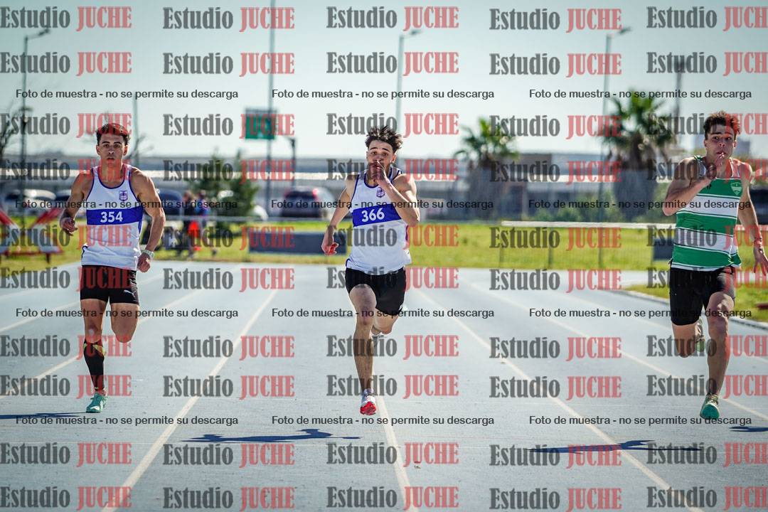 Fotos de los 200 m llanos de varones