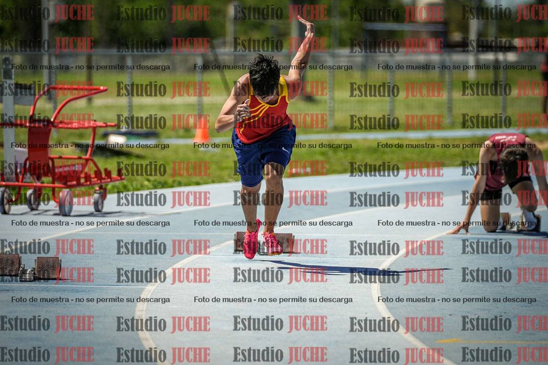 Fotos de los 200 m llanos de varones
