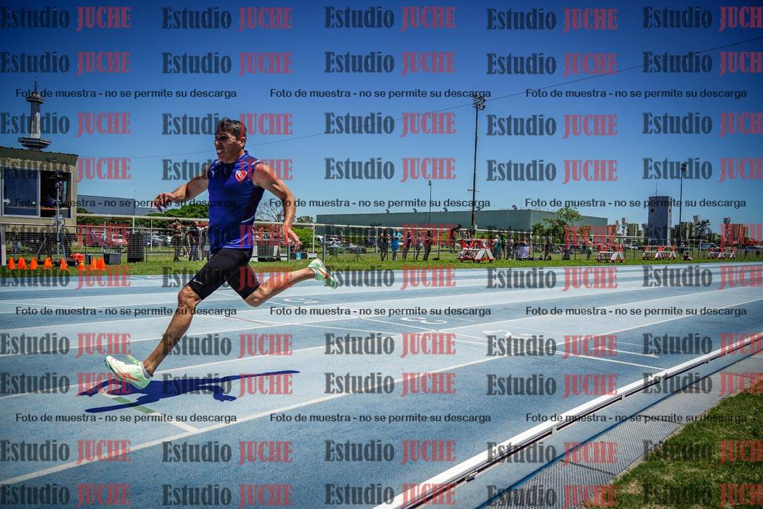 Fotos de los 100 m llanos de varones