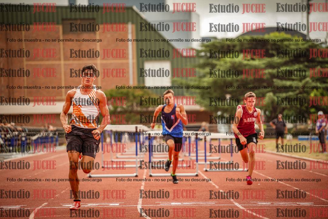 Fotos de los 110 m con vallas de varones