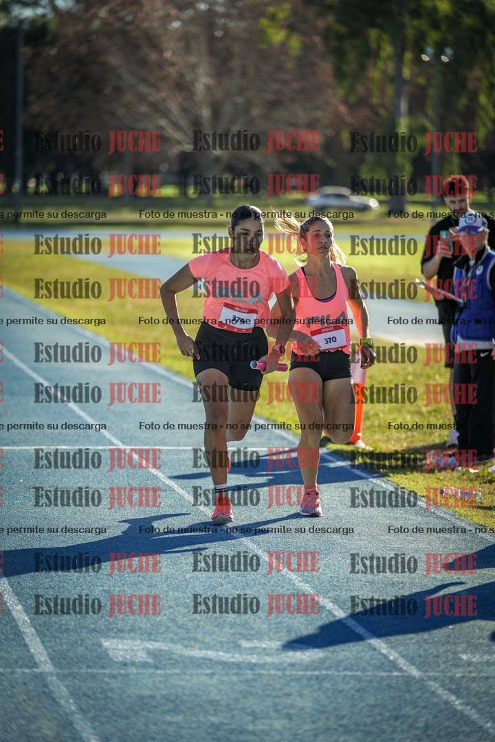 Fotos durante los relevos