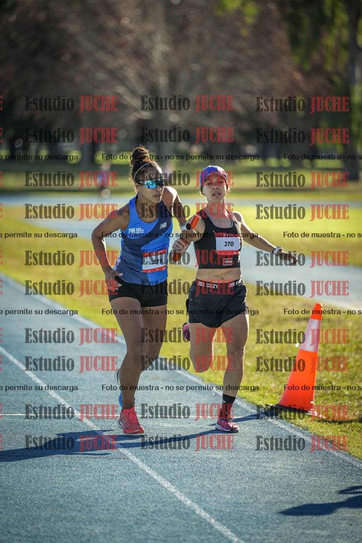 Fotos durante los relevos