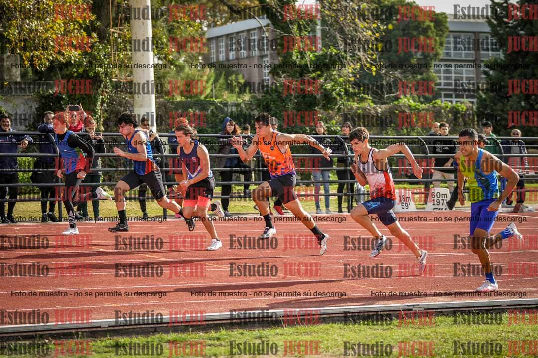 Fotos de los 100 m llanos de varones