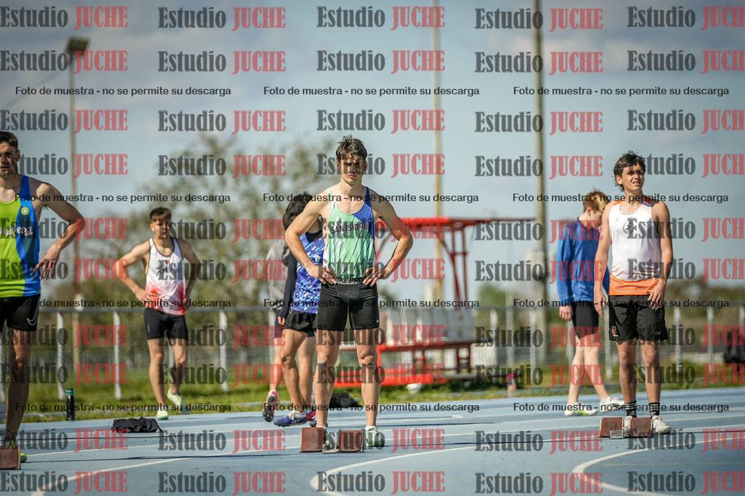 Fotos de los 200 m llanos de varones