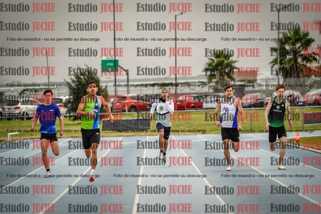 Fotos de los 400 m llanos de varones
