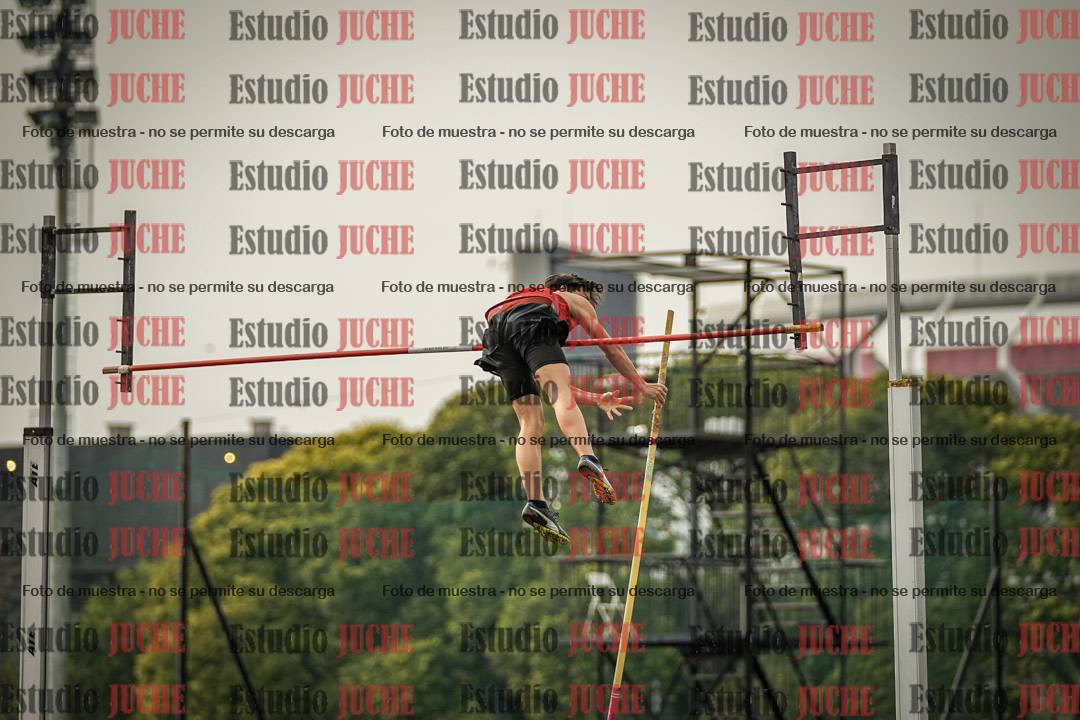 Fotos del salto con garrocha de varones