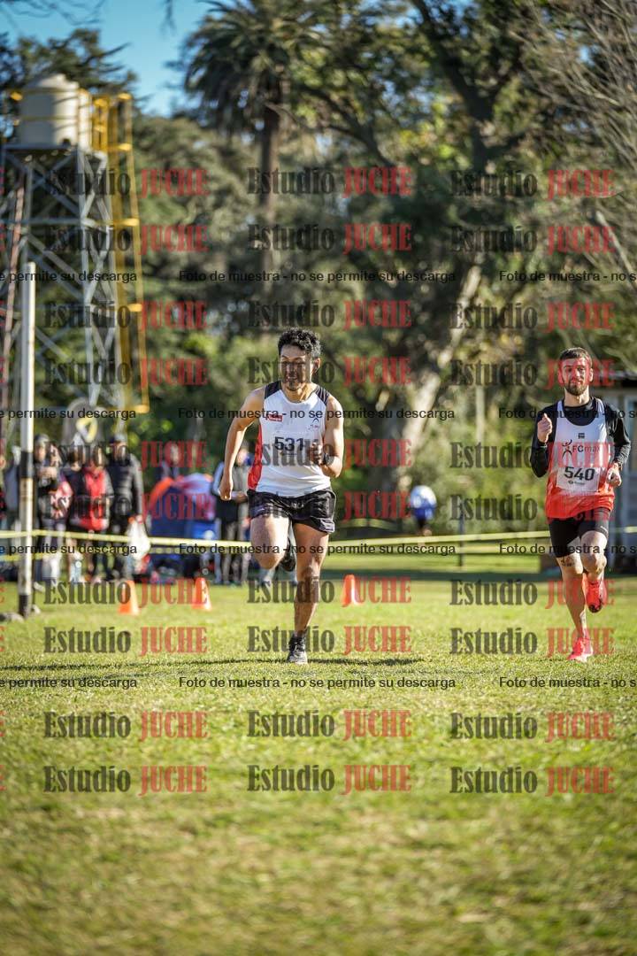 Fotos de la llegada del cross de 4000 m - varones