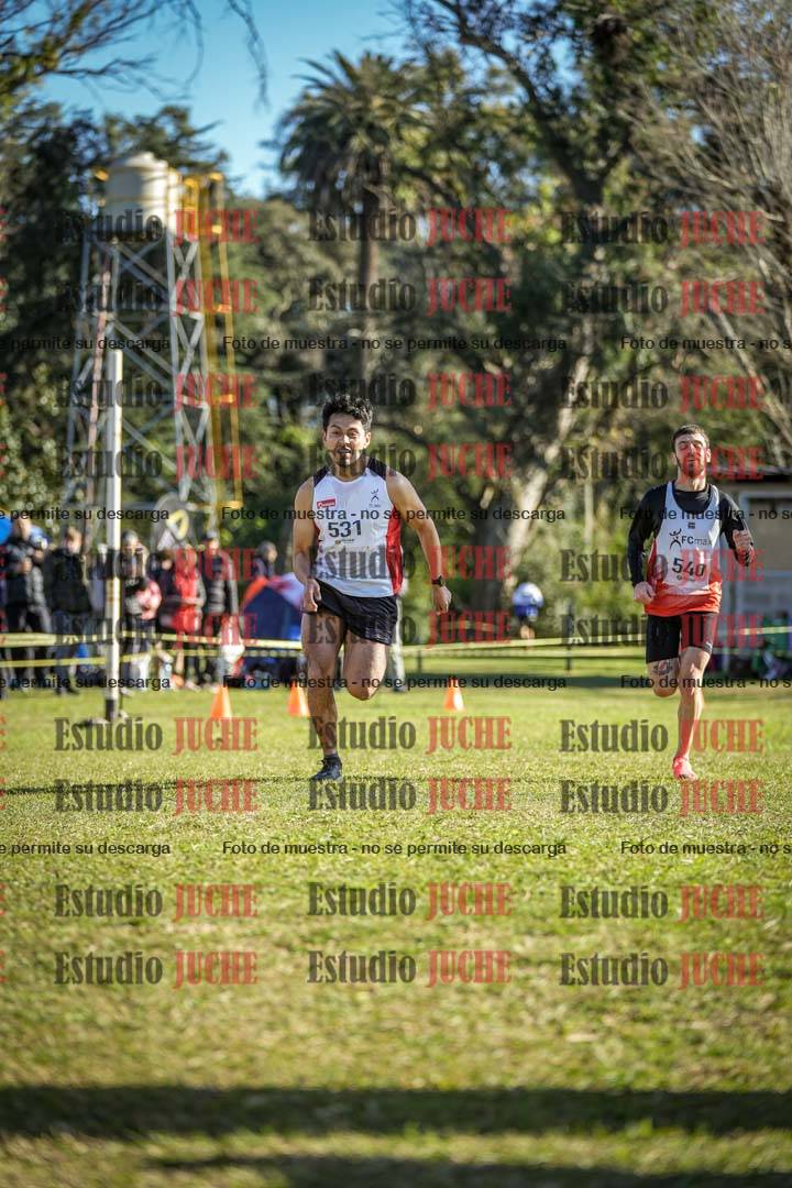 Fotos de la llegada del cross de 4000 m - varones