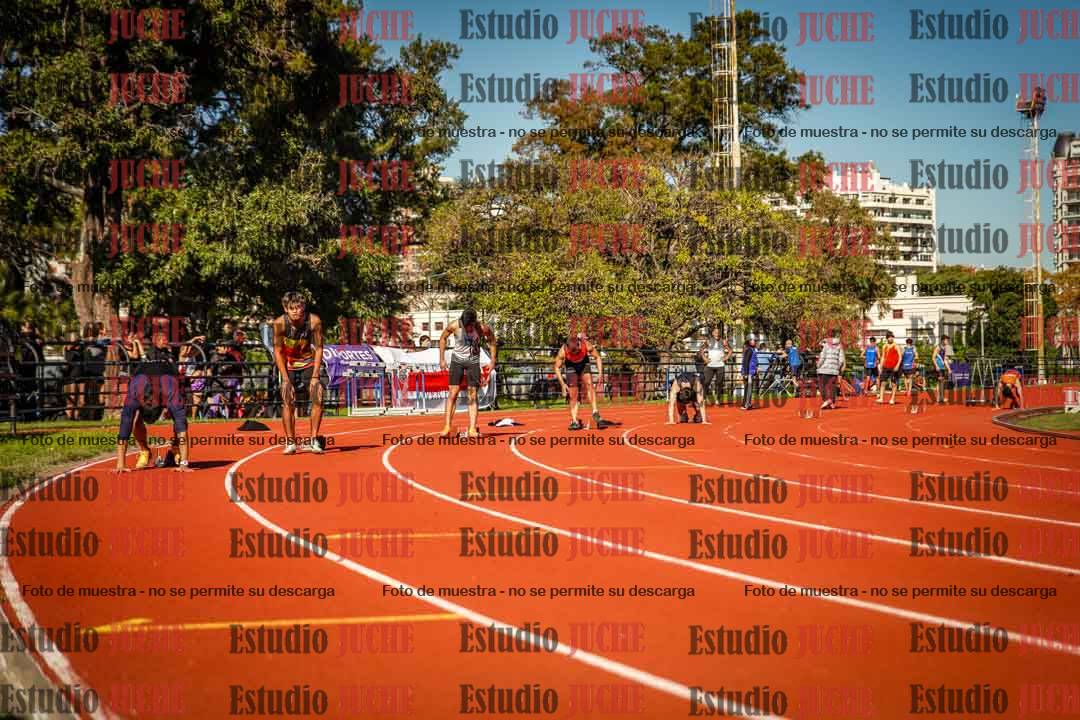 Fotos de los 200 m llanos de varones