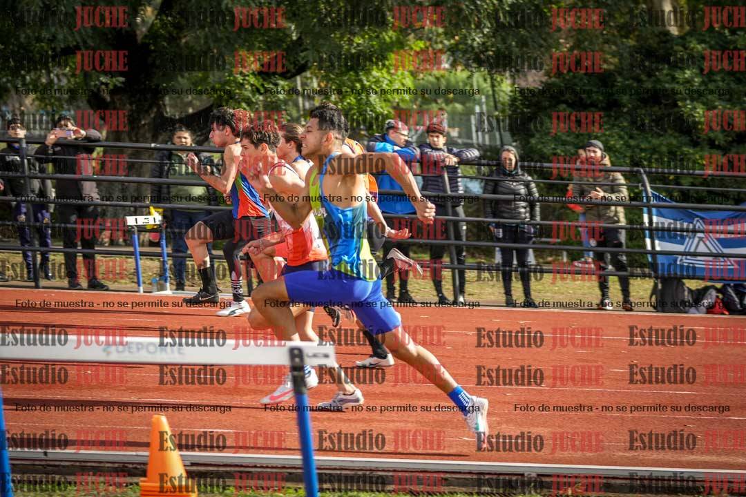 Fotos de los 100 m llanos de varones
