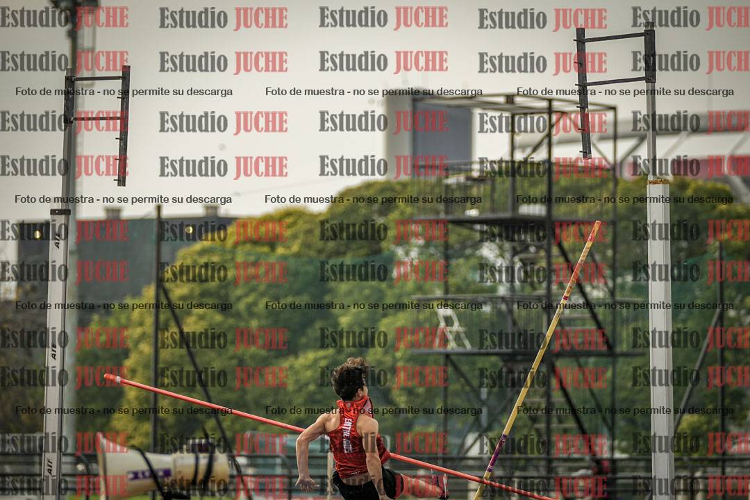 Fotos del salto con garrocha de varones