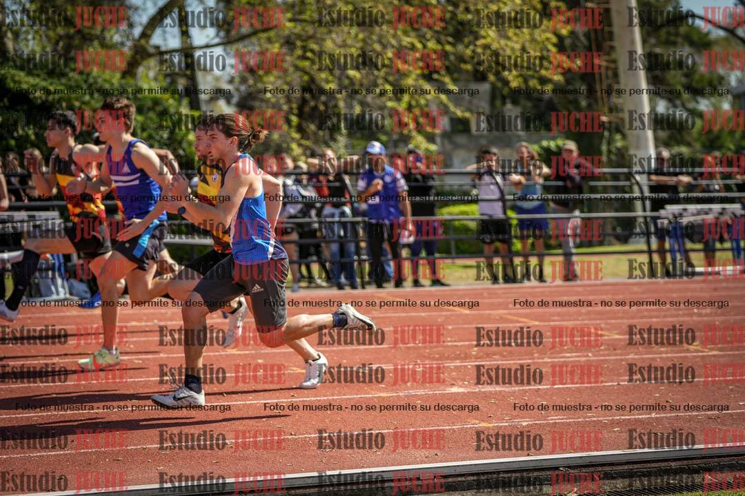 Fotos de los 100 m llanos de varones