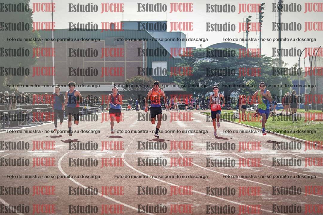 Fotos de los 100 m llanos de varones