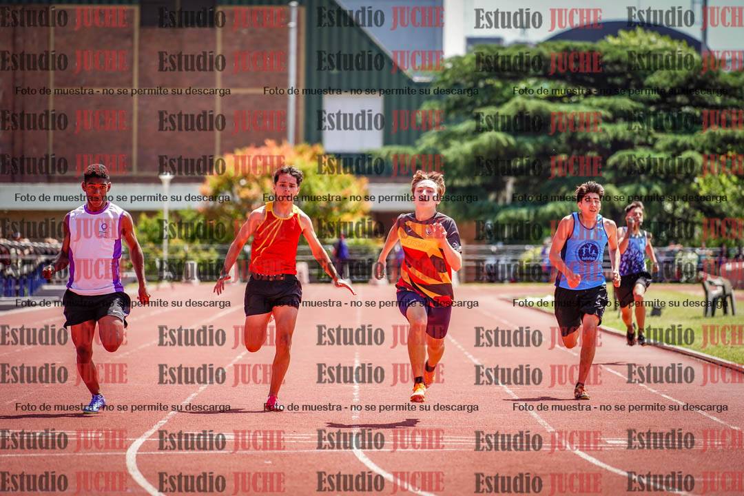 Fotos de los 200 m llanos de varones