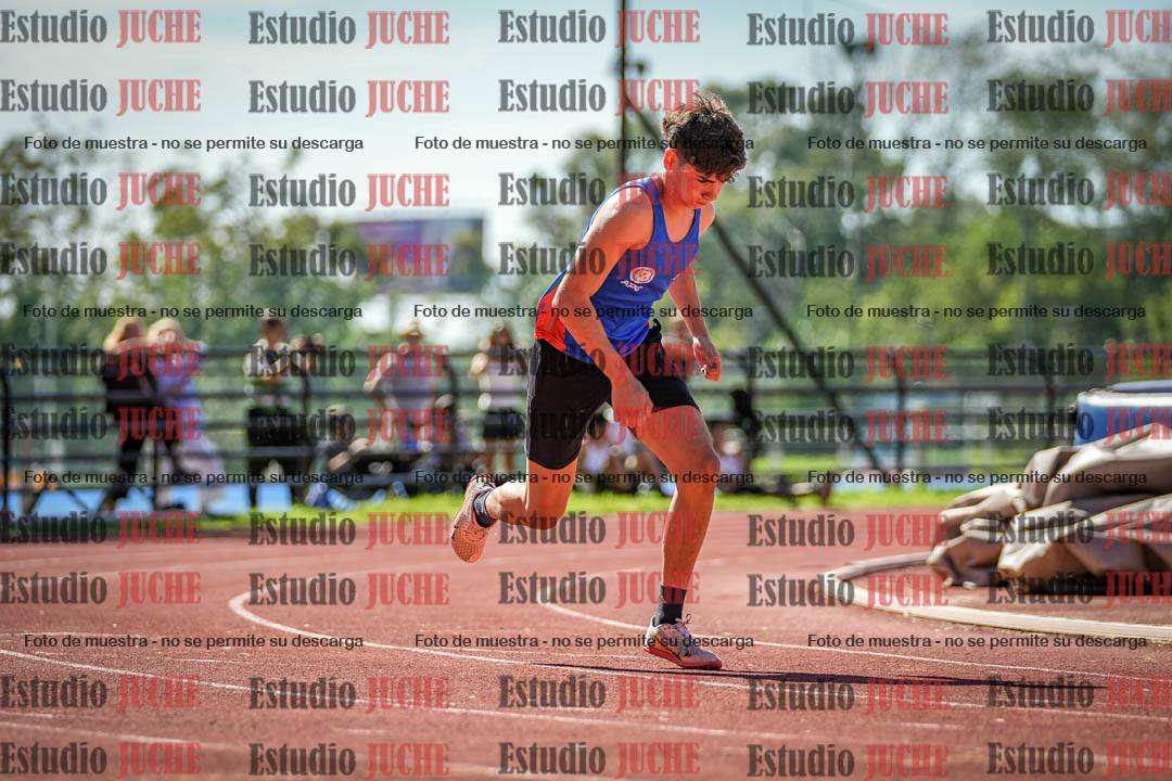 Fotos de los 100 m llanos de varones