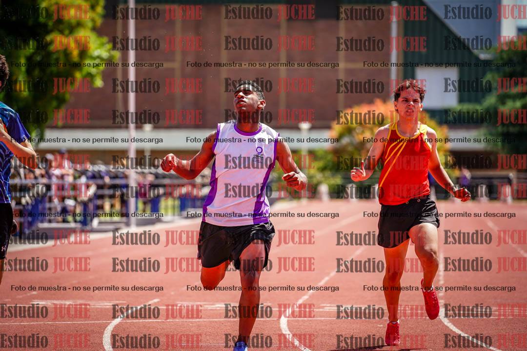 Fotos de los 200 m llanos de varones