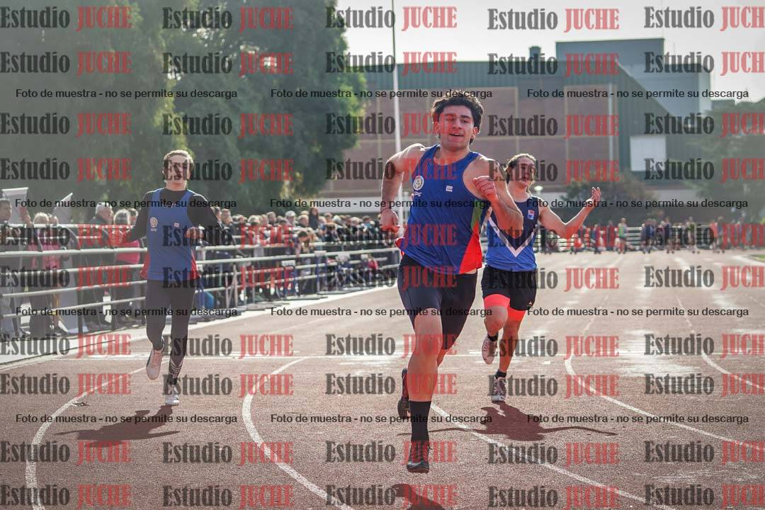 Fotos de los 100 m llanos de varones