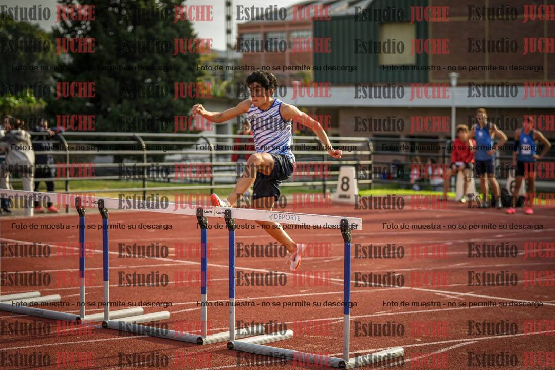 Fotos de los 110 m con vallas de varones - decatlón 6
