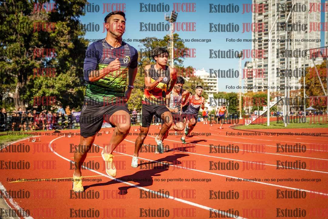 Fotos de los 200 m llanos de varones