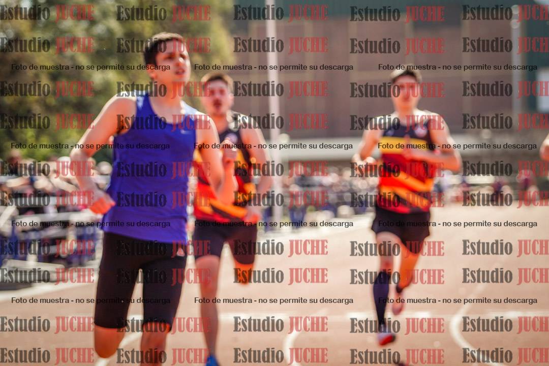 Fotos de los 100 m llanos de varones