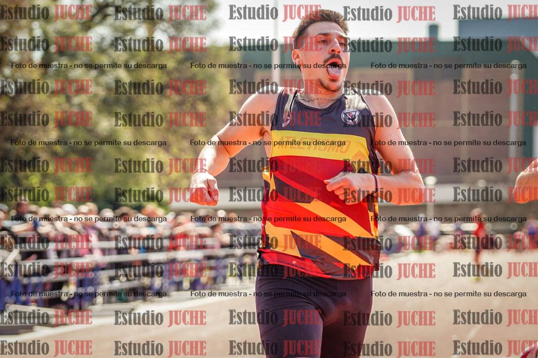 Fotos de los 100 m llanos de varones
