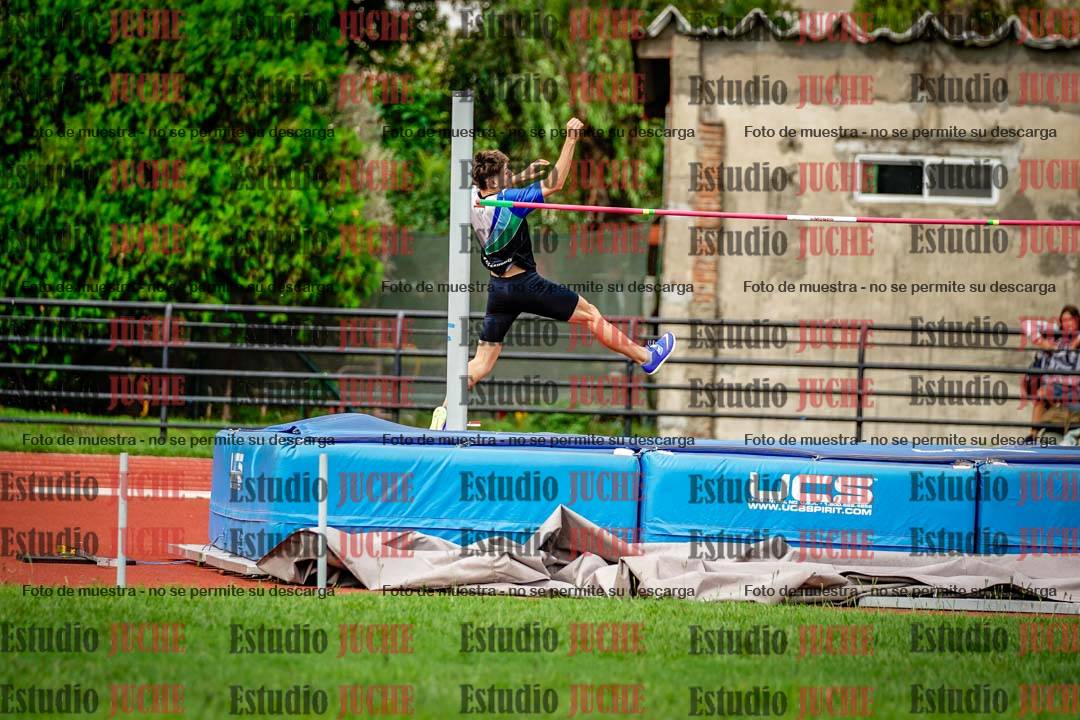 Fotos del salto en alto de varones