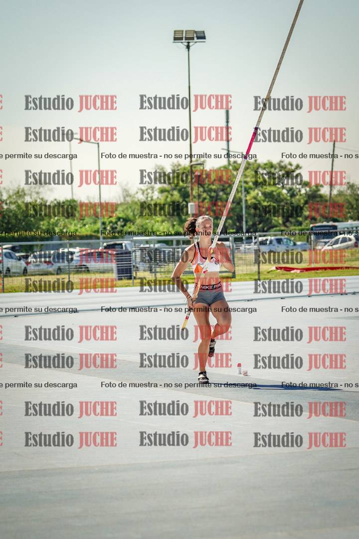 Fotos del salto con garrocha de mujeres y varones