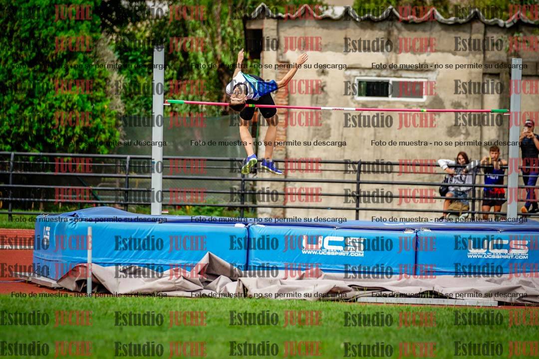 Fotos del salto en alto de varones