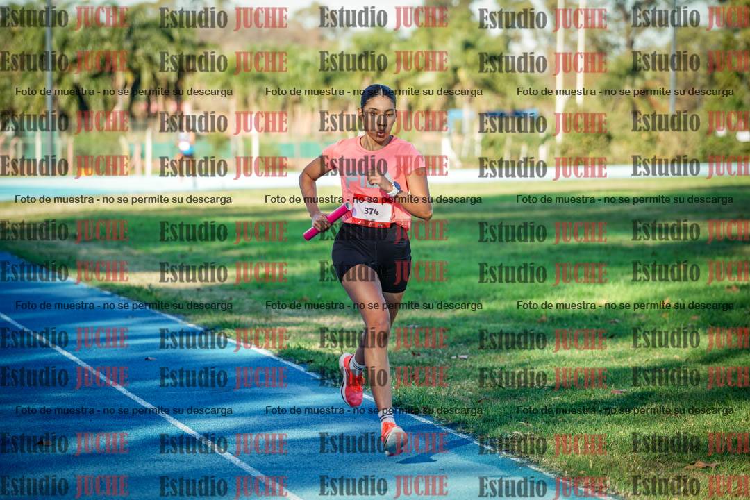 Fotos durante los relevos
