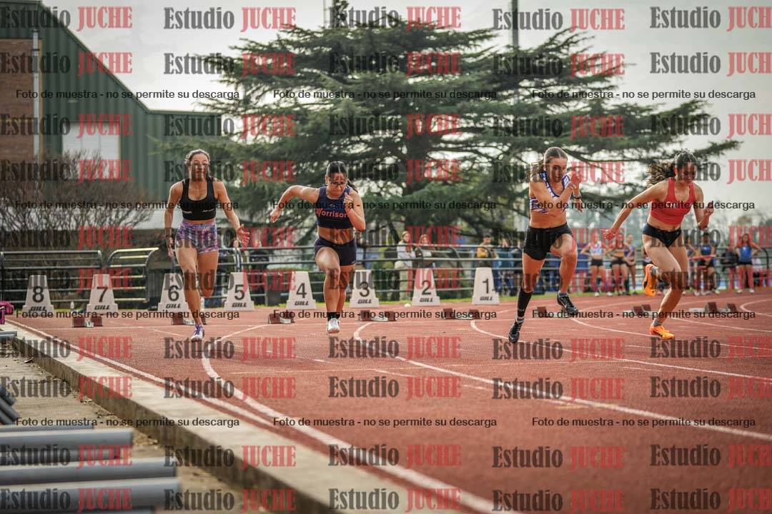 Fotos de los 100 m llanos de mujeres