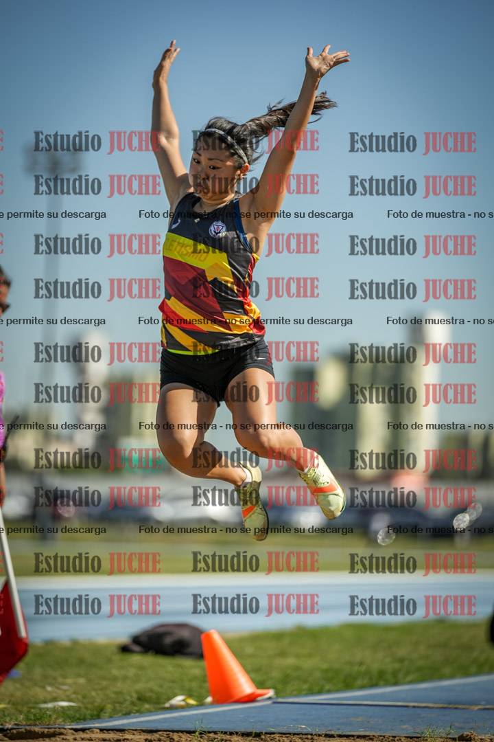 Fotos del salto en largo de mujeres - mayores