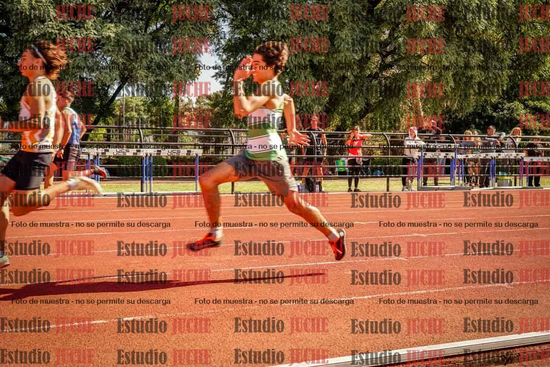 Fotos de los 100 m llanos de varones
