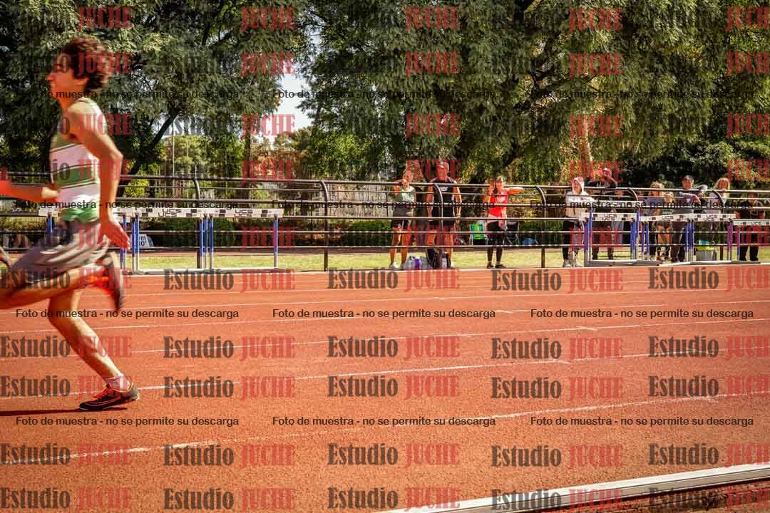 Fotos de los 100 m llanos de varones