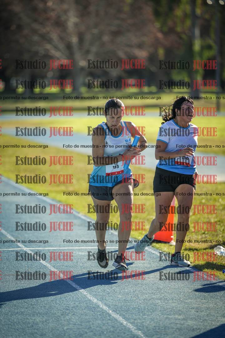 Fotos durante los relevos