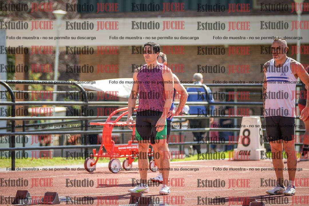 Fotos de los 100 m llanos de varones